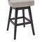 Armen Living Brandy 26" Counter Height Swivel Tan Fabric and Espresso Wood Bar Stool LCBDBAESTN26 - alternate 7